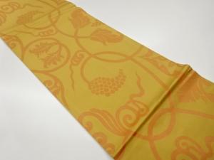 葡萄唐草模様織出し踊り帯